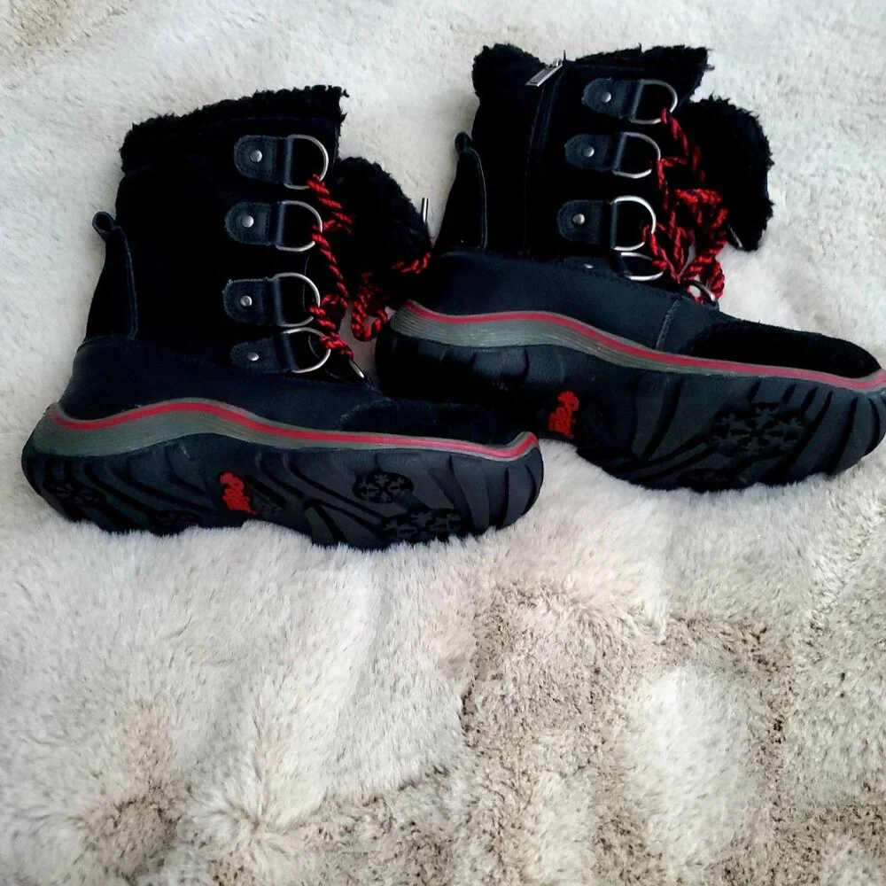 Pajar Canada Suede Alina Faux Fur Boots Waterproof Winter Snow Gorpcore 7-7.5